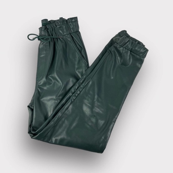 Abercrombie & Fitch Faux Leather Joggers - Picture 4 of 6